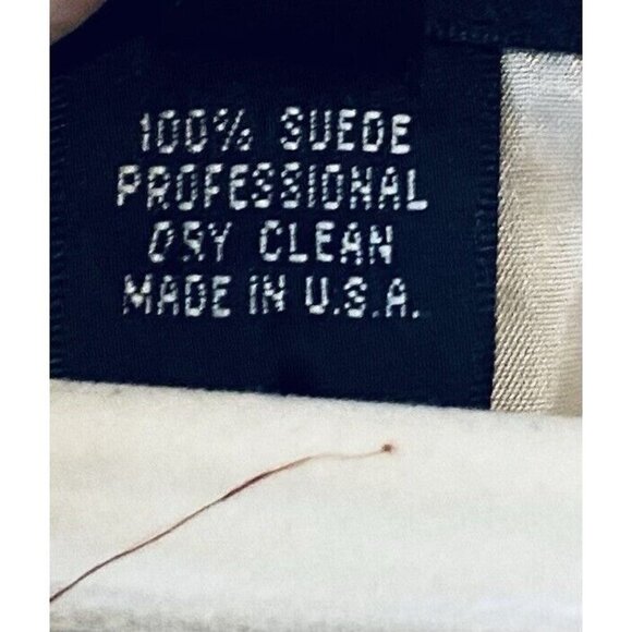 Ralph Lauren Collection Classics Jacket Womens 8 Light Brown Suede Open Front - Picture 5 of 5